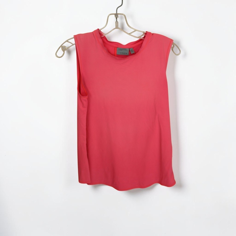Athleta Women's Pink Sleeveless Open Back Athletic‎ Tank Top Size XS